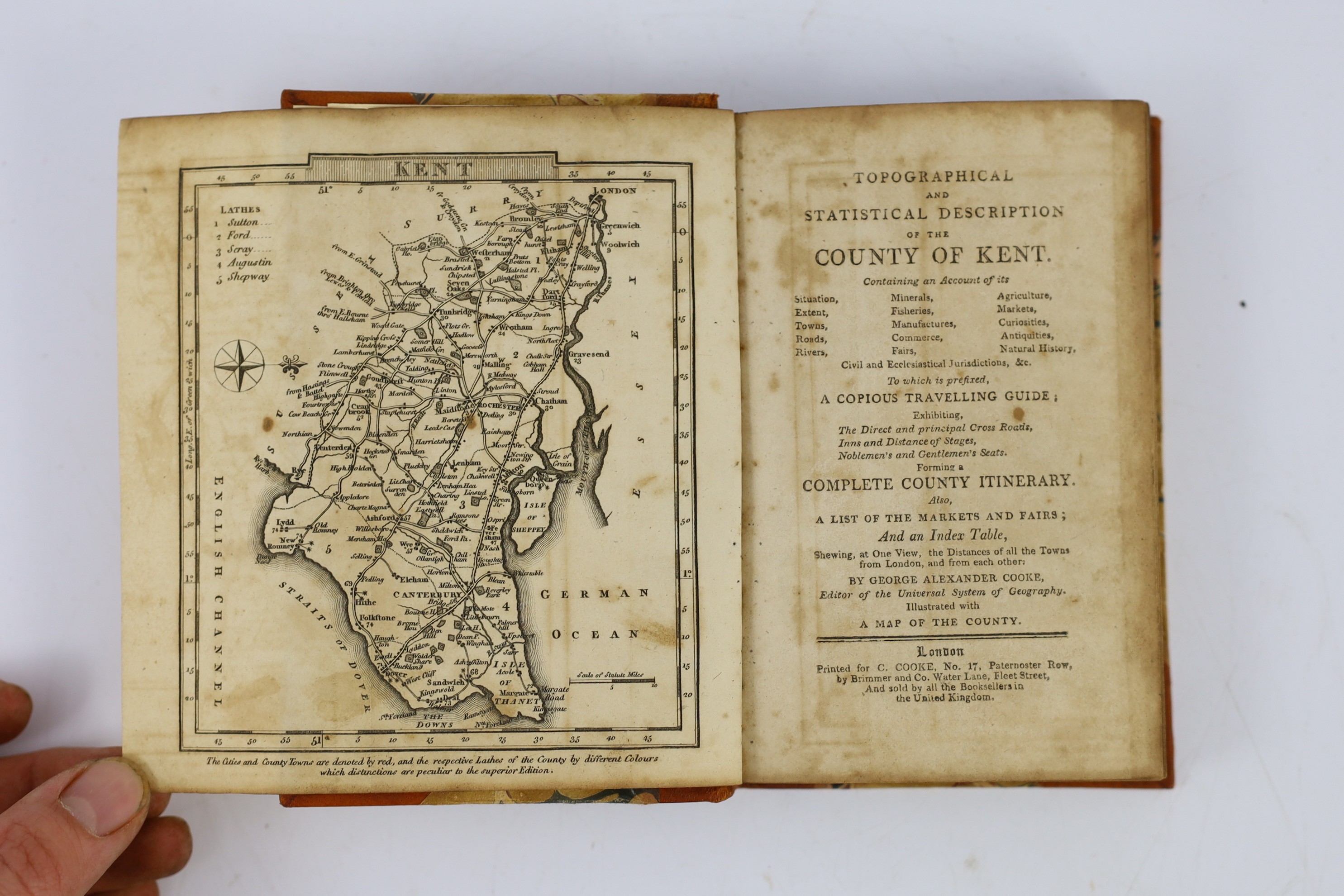 KENT: Culverwell, R.J. - Hints to the Citizens of London, and others in search of recreation or health, on the Salubrity of Gravesend and its Vicinity...with a brief essay on cold, tepid, and warm sea bathing. rebound pa